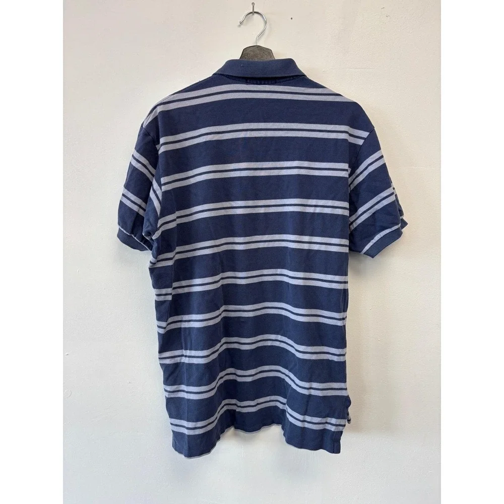 Polo Ralph Lauren Shirt Mens Large Striped Classic Short Sleeve Casual‎ Preppy